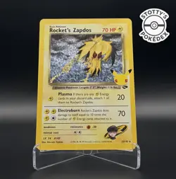 Rocket's Zapdos 15/132 - Celebrations - Holo Rare - Pokemon TCG MINT - Image 1