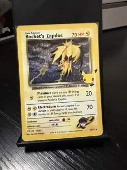 Pokemon TCG Rocket's Zapdos 15/132 Celebrations Classic Holo English - Image 1