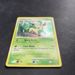 Pokemon TCG Leafeon Majestic Dawn 24/100 Holo Rare Exclusive 2008 - LP 💫swirl💫 - Image 2