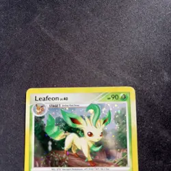 Pokemon TCG Leafeon Majestic Dawn 24/100 Holo Rare Exclusive 2008 - LP 💫swirl💫 - Image 4
