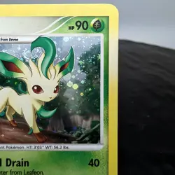 Pokemon Leafeon Lv.40 24/100 Majestic Dawn Cosmos Holo Rare 2008 TCG LP+✨ - Image 4