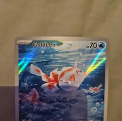 Pokemon TCG Goldeen 087/084 ME05: Pitch Black Illustration Rare Full Art NM - Image 3