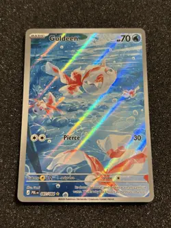 Pokemon TCG Goldeen 087/084 ME05: Pitch Black Illustration Rare Full Art NM - Image 1