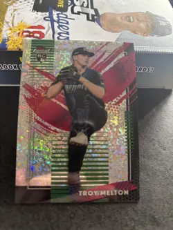 2026 Topps Finest Troy Melton RARE Mini Diamonds #230 Detroit Tigers RC Rookie - Image 1