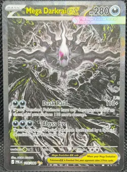 Mega Darkrai ex 116/084 SIR Special Illustration Rare Pitch Black - Pokemon TCG - Image 1