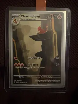 Pokemon TCG Charmeleon 169/165 Scarlet Violet 151 Illustration Rare English - Image 1
