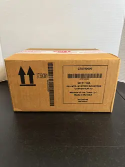 MTG Mystery Booster Box 2019 Convention Edition Factory Sealed Case of 6 Boxes - Image 1