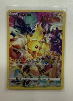 Pikachu 160/159 Crown Zenith Secret Rare Full Art Holo Eng - Image 1