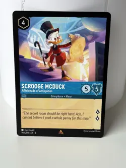 Disney Lorcaba TCG Scrooge McDuck Shimmering Skies 140/204 rare card NM - Image 1
