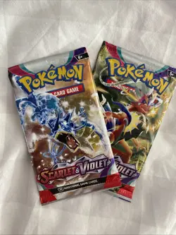 Scarlet And Violet Base Set Booster PackS 2X Brand New Sealed Pokemon Tcg - Image 1