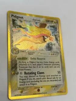 Pidgeot 14/110 Holo Rare EX Holon Phantoms Lightly Played Pokemon Card - Image 2