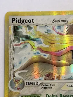 Pidgeot 14/110 Holo Rare EX Holon Phantoms Lightly Played Pokemon Card - Image 3