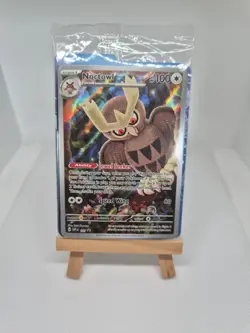Pokemon Noctowl TCG SVP 141 S&V Stellar Crown Black Star Promo Holo Card Sealed - Image 1