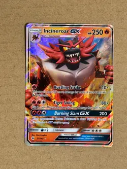 Incineroar GX 27/149 Holo SM Base Set Pokemon LP - Image 1