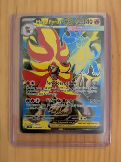 Pokemon TCG Mega Pyroar EX Ultra Rare 099/086 Chaos Rising Full Art NM. - Image 1
