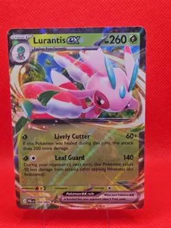 LURANTIS EX 004/084 POKEMON DOUBLE RARE PITCH BLACK HOLO NM/M - Image 1