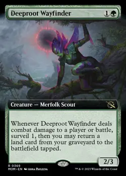MTG Magic the Gathering Deeproot Wayfinder (369/526) March of the Machine NM - Image 1