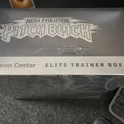 Pokemon TCG PITCH BLACK Pokemon Center Elite Trainer Box - PKC ETB - TORN SEAL** - Image 2