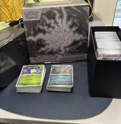 Pitch Black Bulk- 500+ Cards Inc 80+ Holos/reverse + Pokemon Center Etb Box - Image 1