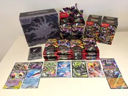 Pokemon Center Pitch Black OPEN ETB with Promo + 71 OPEN Packs with Rares Holos - Image 1