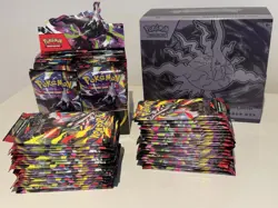 Pokemon Center Pitch Black OPEN ETB with Promo + 71 OPEN Packs with Rares Holos - Image 2