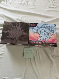 Pokemon Center ETB Lot (2) Pitch Black & Chaos Rising - Image 1
