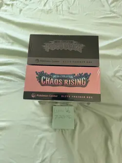 Pokemon Center ETB Lot (2) Pitch Black & Chaos Rising - Image 5