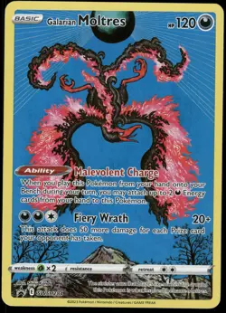 Galarian Moltres SWSH284 Holo P Sword & Shield Promo Pokemon Near Mint - Image 1