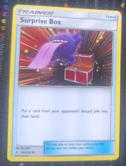 Pokemon TCG Surprise Box Gengar 187/214 SM Unbroken Bonds Regular Uncommon NM 1B - Image 1