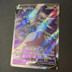 LOT of 4 NM Mewtwo V SWSH229 Full Art Black Star Promo Pokemon GO Pokemon TCG - Image 5