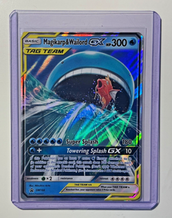 Magikarp and Wailord Tag Team GX Sun and Moon SM166 - Pokemon TCG - SEE PHOTOS - Image 3