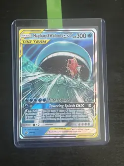 Pokemon TCG Magikarp Wailord GX SM166 Tag Team Sun Moon Promo - Image 1