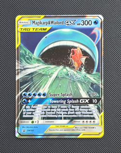 Pokemon TCG Magikarp & Wailord GX TAG TEAM SM166 NM - Image 1