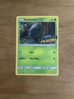 Pokemon Company Bulbasaur SM198 Detective Pikachu Promo Stamped Holo 70 HP - Image 1
