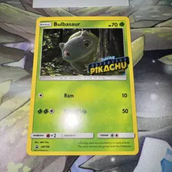 BULBASAUR Promo- (DETECTIVE PIKACHU STAMPED) POKEMON TCG SUN & MOON PROMO SM198 - Image 4