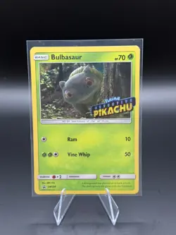 Bulbasaur SM198 Stamped Detective Pikachu SM Promo Holofoil Pokemon TCG - Image 1