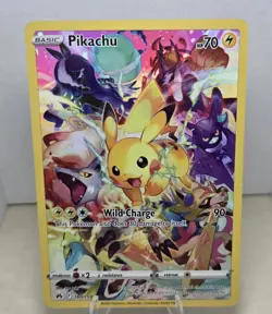 Pikachu 160/159 Crown Zenith Secret Rare Holo Full Art Eng - Image 1