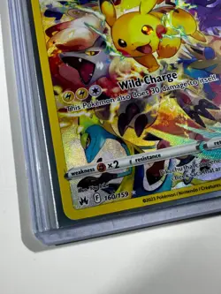 Pokemon Company Pikachu 160/159 Crown Zenith Secret Rare Holo ENG Full Art - Image 5