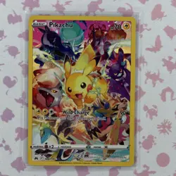 Pokemon Pikachu (Secret) 160/159 Crown Zenith Full Art Holo Secret Rare Eng - Image 1