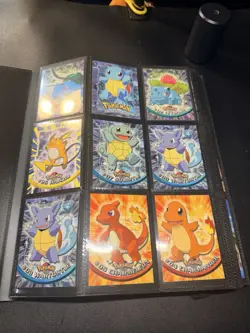 Vintage Pokemon TOPPS Cards Binder Lot ALL Non-Holo 360 Cards NM Pack Fresh - Image 1