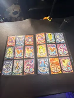 Vintage Pokemon TOPPS Cards Binder Lot ALL Non-Holo 360 Cards NM Pack Fresh - Image 2