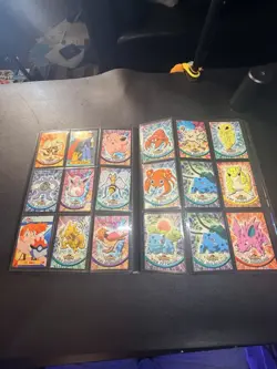 Vintage Pokemon TOPPS Cards Binder Lot ALL Non-Holo 360 Cards NM Pack Fresh - Image 3
