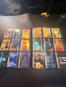 Vintage Pokemon TOPPS Cards Binder Lot ALL Non-Holo 360 Cards NM Pack Fresh - Image 4