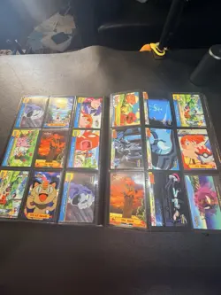 Vintage Pokemon TOPPS Cards Binder Lot ALL Non-Holo 360 Cards NM Pack Fresh - Image 5