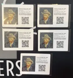 5x Pokemon Vincent Van Gogh Cards From Pikachu with Grey Felt Hat Lot Of 5 - Image 1