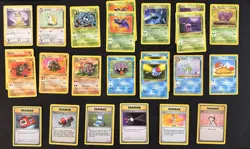 67x Vintage Pokemon Card Lot WOTC Bulk MP - DMG - Base Jungle Fossil Rocket Neo - Image 3