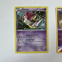 Rare Hoopa 2-Card Lot Pokemon TCG English Psychic Holo + Reverse Holo - Image 2