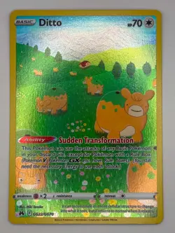 Pokemon TCG Sword & Shield Ditto 2 Card Lot - Crown Zenith & Vivid Voltage - NM - Image 2