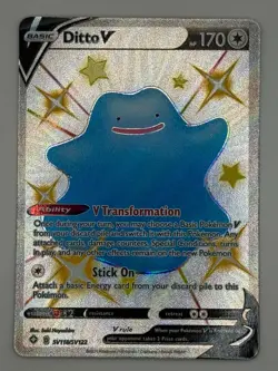 Pokemon TCG Sword & Shield Ditto 2 Card Lot - Crown Zenith & Vivid Voltage - NM - Image 4