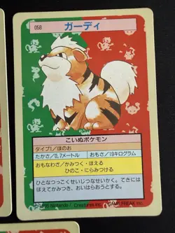 5 CARD JAPANESE POKEMON TOPSUN LOT GREEN BACK VERY CLEAN - Image 4
